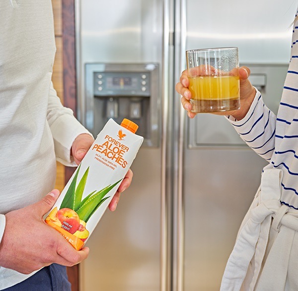 aloe vera gel peaches